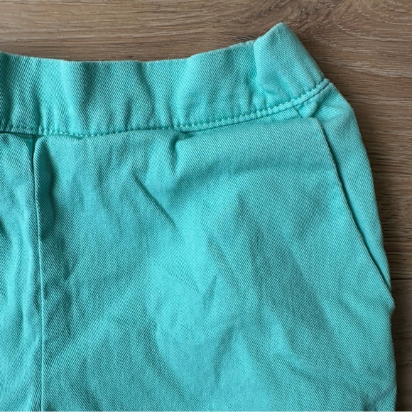 Crewcuts Factory Scalloped Hem Shorts Teal 6 - Picture 2 of 5